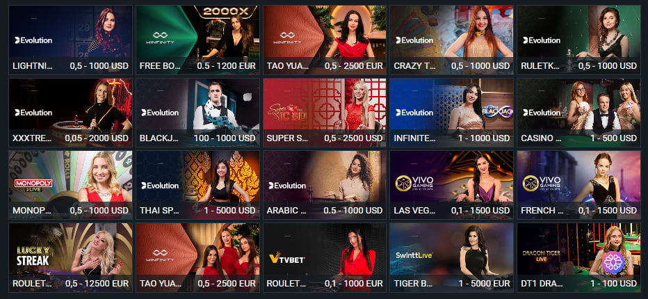 Betwinner Live Casino