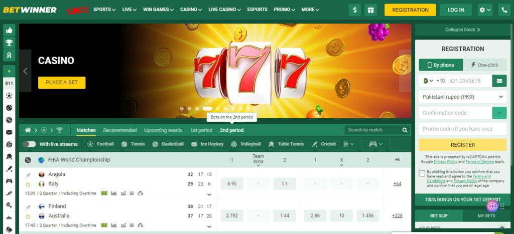 Betwinner Pakistan 