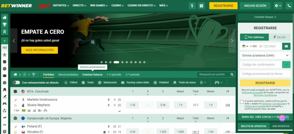 Mejores Probabilidades Betwinner